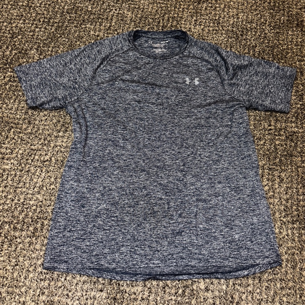 Under Armour Women's Blue Heathered Tee